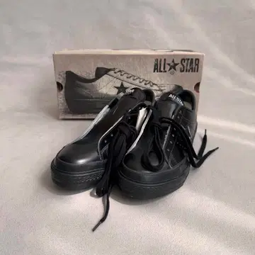 미사용 택 포함 CONVERSE ONE STAR J 올 블랙 26