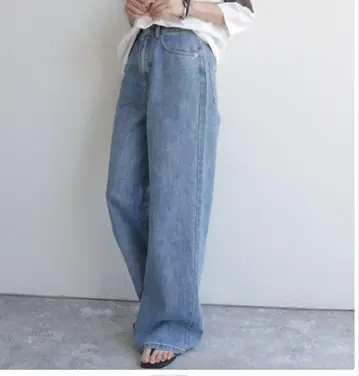 FASHFREN 와이드 데님 팬츠 L 사이즈