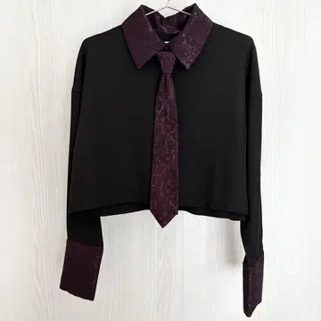 HARE 넥타이 숏 셔츠