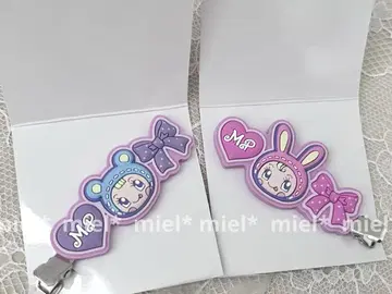 나루미야 캐릭터 러버 클립 베리에 블루 베리에