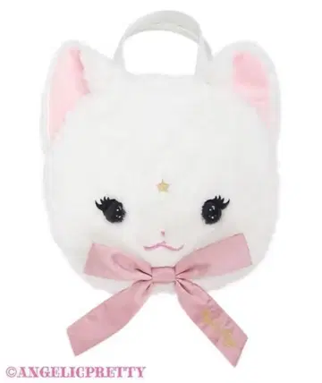 Angelic Pretty Milk Cat 페이스 3-way 백 화이트