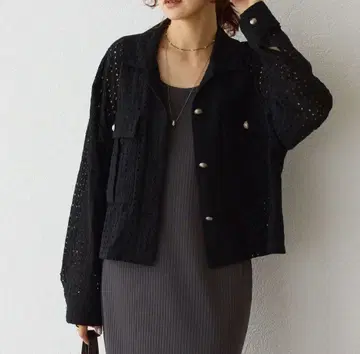RIVE DROITE 리브 드와 자켓 레이스 워크 자켓 아우터
