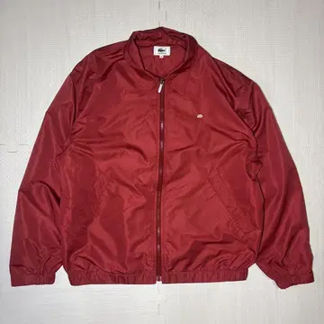 LACOSTE 폴리에스테르 자켓 은색 로고 메탈 로고