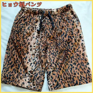 1 포근한 레오파드 무늬 숏팬츠 허리밴딩