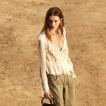 ZARA ZW COLLECTION 플레어 슬리브 셔츠