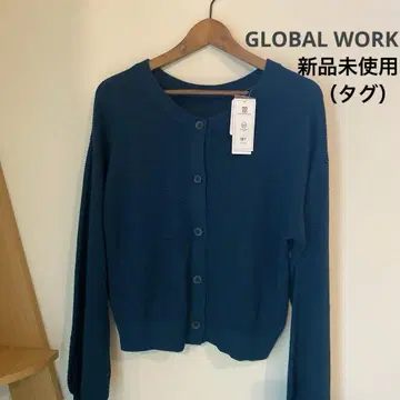 [ 택 포함 새상품 ] GLOBAL WORK 니트 가디건 셋업 가능 F