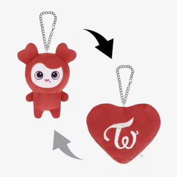 TWICE 베이비 러블리 리버서블 키링 채영 첸블리