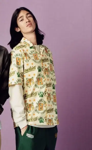 Stranger things H&M 콜라보 셔츠 XL