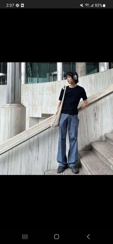 _J.L_A.L_ delwa pants blue 파랑 M 사이즈