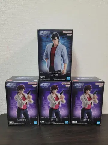 CITY HUNTER 사에바 료 마키무라 카오리 피규어 4체 세트