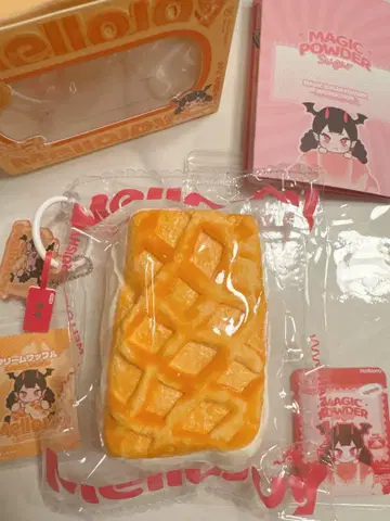새상품 mellojoy 크림 와플 스퀘어 2