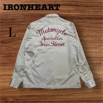 IRONHEART 아이언 하트 워크 셔츠 웨스턴 L 베이지