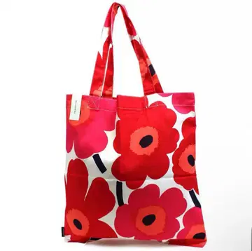 마리메꼬 marimekko Unikko 패브릭 백 정품