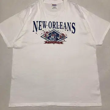 90s Hanes 헤인즈 NEW ORLEANS 로고 프린트 T셔츠
