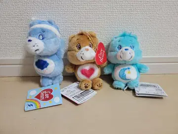 케어베어 봉제 인형 스트랩 세트