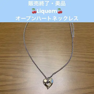 [ Liquem ] 오픈 하트 목걸이