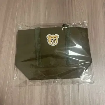 러브러리 바이 페이 와펜 토트백 카키