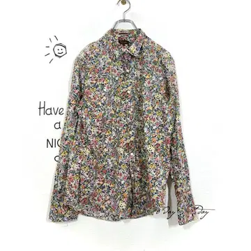 Paul Smith 폴스미스 레어 꽃무늬 셔츠(L) 올 패턴 멀티 컬러