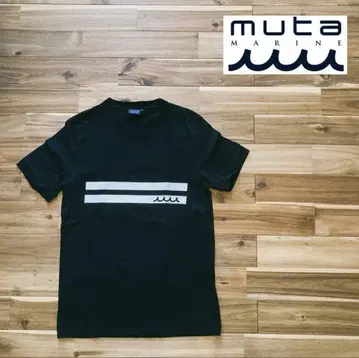 완판템 인기 muta 반팔 T셔츠 남성용 S 블랙