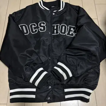 DC SHOES 블랙 바시티 자켓 L 사이즈