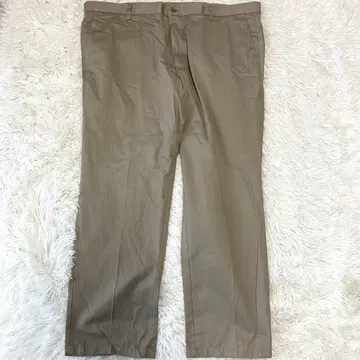 다커스 치노 팬츠 W44 베이지 와이드 팬츠