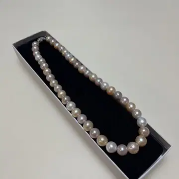 진주 목걸이 실버 클로징