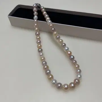 진주 목걸이 실버 클로징