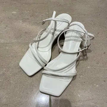 VIS 내로우 아지메 스트랩 힐 샌들