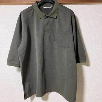BURLAP OUTFITTER 피케 셔츠 M 올리브 그린