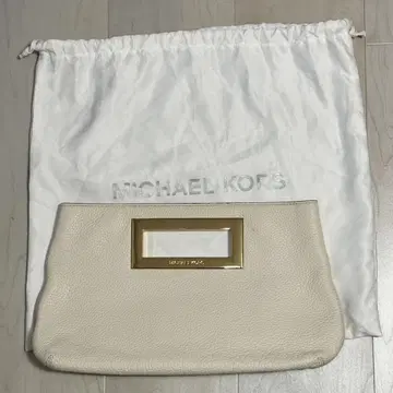 MICHAEL KORS 화이트 클러치백 핸드백 마이클코어스