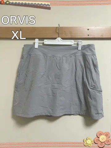 ORVIS 그레이 스커트 XL 사이즈