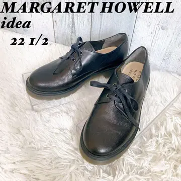 [컨디션 최상] 미사용급 MARGARET HOWELL 블랙 레이스업 통굽