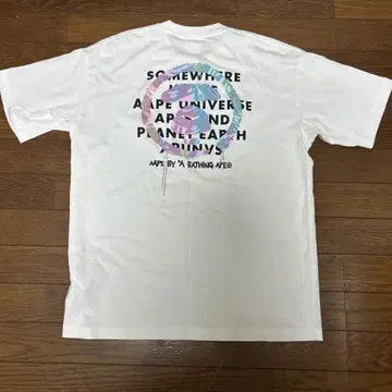 AAPE 컬러풀 디자인 T셔츠 S