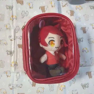 봉제 인형 빨간 머리 20cm 케이스 포함