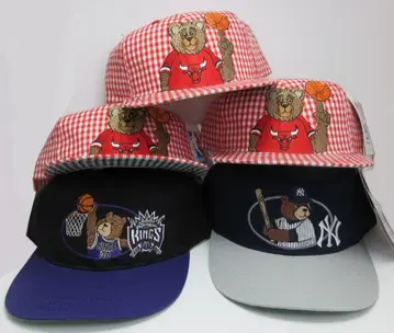 어린이용 90s 빈티지 CAP 5개 세트 Bulls Yankees