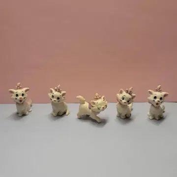 디즈니 마리 피규어 5개 세트