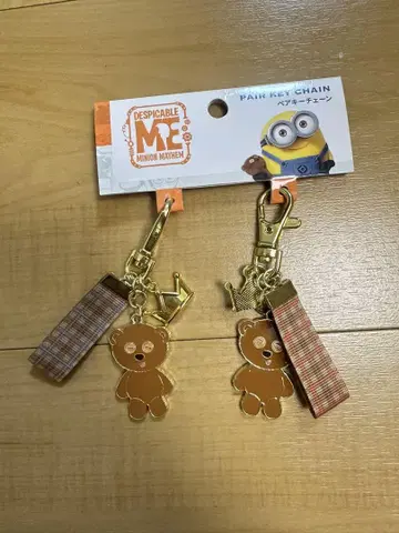 [새상품] USJ 한정판 팀페어 키체인 미니언즈