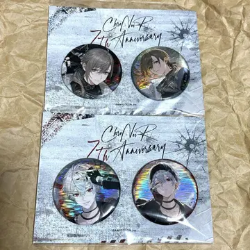 ChroNoiR 7th ANNIVERSARY 캔뱃지 세트 카나에 쿠츠하
