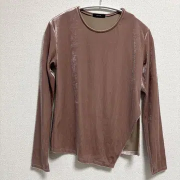알아바일 24AW 벨로아 아지메 슬릿 풀오버 티셔츠 긴팔