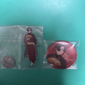 WIND.BREAKER 소방준비 아크릴 스탠드 & 캔뱃지 세트