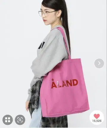 ALAND 토트백 핑크