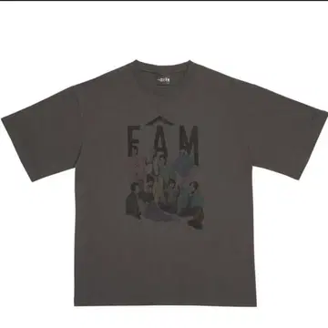 timelesz FAM 티셔츠 차콜 그레이 미사용