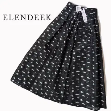 엘렌딕 ELENDEEK 자카드 스커트 250812-9