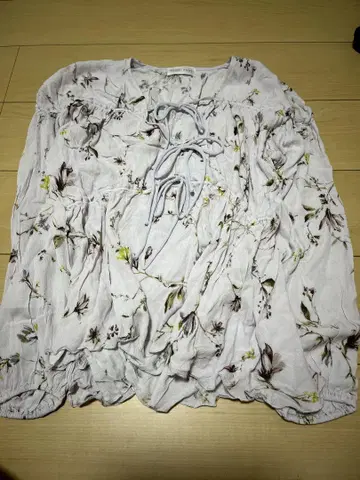 [ SNIDEL HOME ] 새상품 꽃무늬 긴팔 셔츠