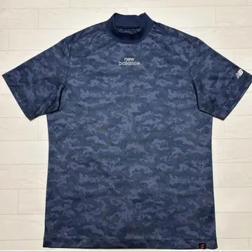뉴발란스 골프 남성용 모크넥 피케 셔츠 카모플라주 패턴 6 (XL)