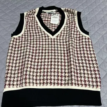 ZARA V 니트 베스트 S 사이즈