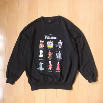WEGO Disney Villains 맨투맨 size.F