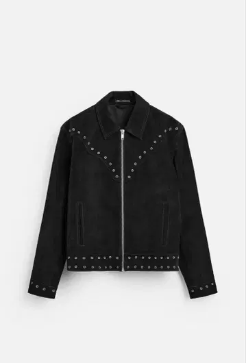 ZARA 스웨이드 가죽 자켓