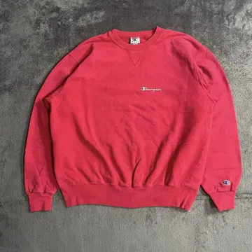 90s Champion 챔피온 맨투맨 앞V 헤비 게이지 자수 로고
