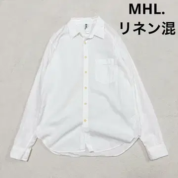 새상품급 MHL 코튼 린넨 화이트 셔츠 S